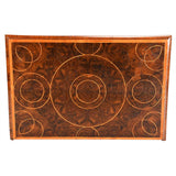 William and Mary Period Oyster Chest with Holly Banding