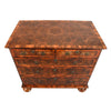 Oyster Veneered Chest with Circular Inlay