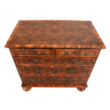 Oyster Veneered Chest with Circular Inlay