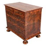 Oyster Veneered Chest with Circular Inlay