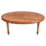 Oval Coffee Table Made from a 19th Century Table Top