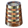 Unusual Barrel-Form Coin Bank
