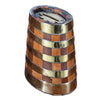 Unusual Barrel-Form Coin Bank