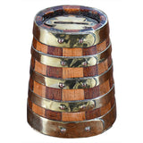 Unusual Barrel-Form Coin Bank