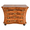 Shaped German Commode in Walnut