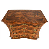 Shaped German Commode in Walnut