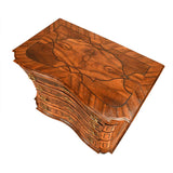 Shaped German Commode in Walnut