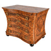 Shaped German Commode in Walnut