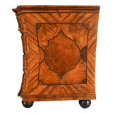 Shaped German Commode in Walnut