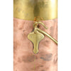 Copper and Brass Ash Bin