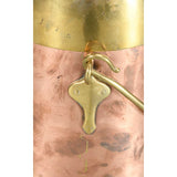 Copper and Brass Ash Bin