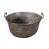 Large Copper and Brass Cauldron