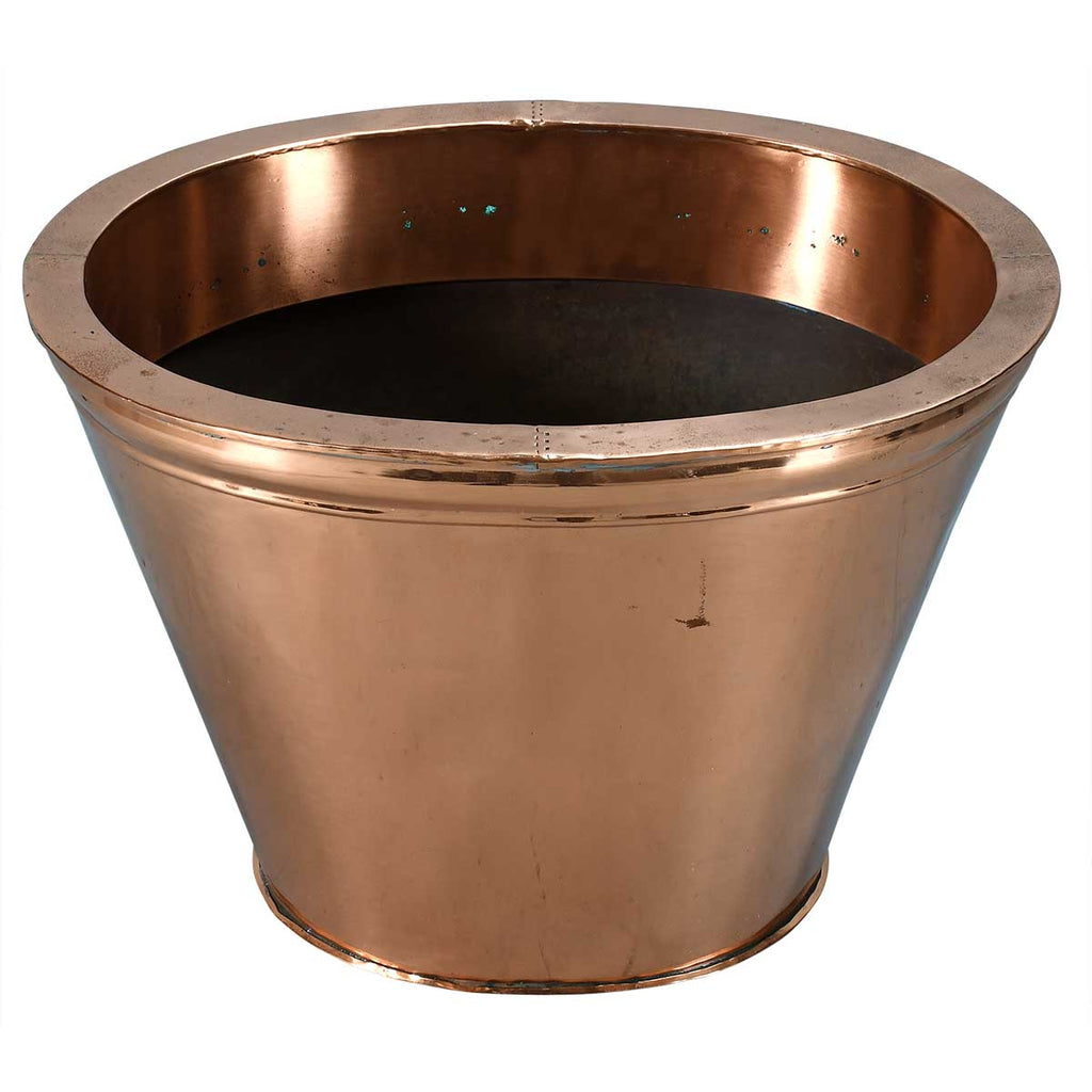 Oval Tapering Copper Bin