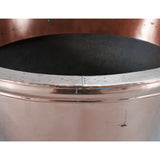 Oval Tapering Copper Bin