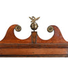 Hanging Corner Cabinet with Swan Neck Pediment