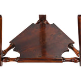 A George III Period Yew Wood Cricket Table