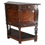 An Unusual Charles II Period Oak Cupboard