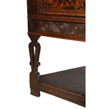 An Unusual Charles II Period Oak Cupboard