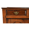 A Queen Anne Period Oak Dresser with Three Drawers over Two Cupboards