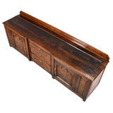 A Large George II Period Breakfronted Dresser