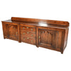 A Large George II Period Breakfronted Dresser