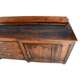 A Large George II Period Breakfronted Dresser