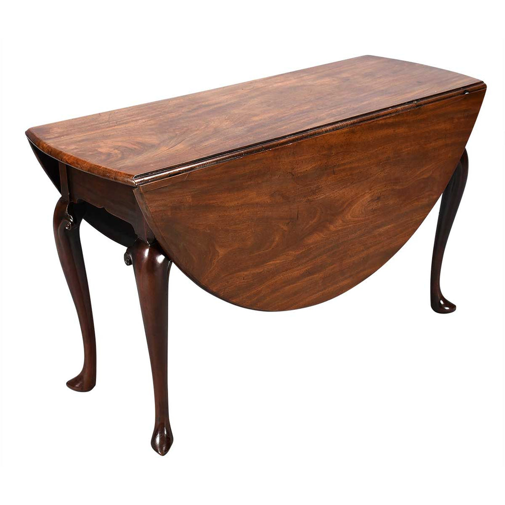 A George II Period Drop Leaf Table on Cabriole Legs