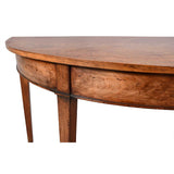 George III Period Demilune-End Dining Table