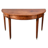 George III Period Demilune-End Dining Table