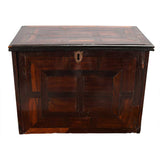 Rosewood and Stumpwork Table Cabinet