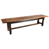 An 18th Century Oak Farmhouse Table on Chamfered Legs