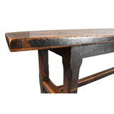 An 18th Century Oak Farmhouse Table on Chamfered Legs