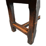 An 18th Century Oak Farmhouse Table on Chamfered Legs
