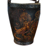 Painted Leather Fire Bucket
