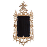 A Fine George II Period Giltwood Mirror Carved with C-scrolls and Icicles
