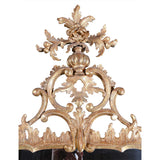 A Fine George II Period Giltwood Mirror Carved with C-scrolls and Icicles