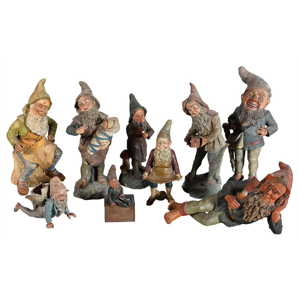 Antique Terra Cotta Gnomes