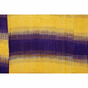 Saffron and Indigo Colored Ikat Panel