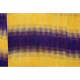 Saffron and Indigo Colored Ikat Panel