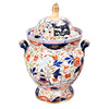 Ironstone Potpourri Vase in Imari Pattern