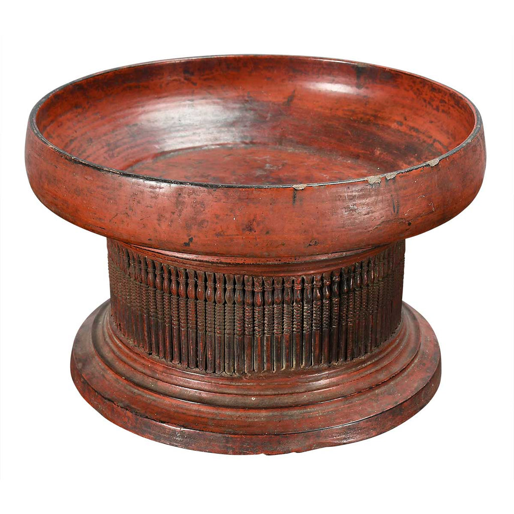 Lacquer Pedestal Offering Stand