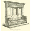 Rare and Impressive Walnut Lettuccio