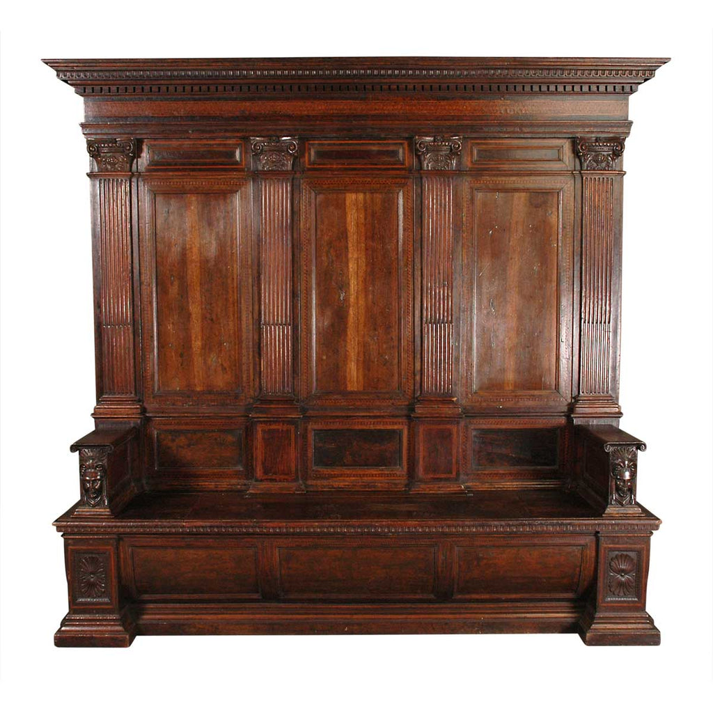 Rare and Impressive Walnut Lettuccio