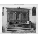 Rare and Impressive Walnut Lettuccio