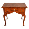 Yew Wood Lowboy on Cabriole Legs