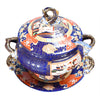 A Mason's Ironstone Tureen with Cover, Stand, and Ladle