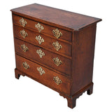 A George II Period Oak Chest of Rare Small Size