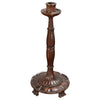A Pair of Anglo-Indian Hardwood Candlesticks