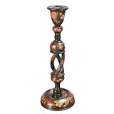 Near Pair of Kashmiri Candlesticks