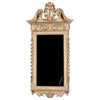 Pair of Giltwood Mirrors with Swan Neck Pediments